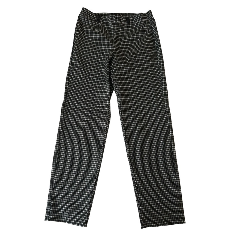 Jones New York • Checkered Cropped Trousers
